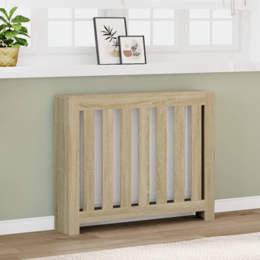 vidaXL Κάλυμμα Καλοριφέρ Sonoma Δρυς 104x20x82 εκ. Επεξεργασμένο Ξύλο