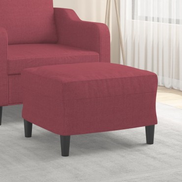 vidaXL Υποπόδιο Μπορντό 60x50x41cm Υφασμάτινο 1 τεμ.
