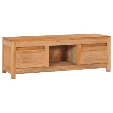 vidaXL Έπιπλο Τηλεόρασης 100x30x35cm από Μασίφ Ξύλο Teak