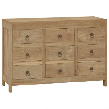 vidaXL Συρταριέρα 80x30x55cm από Μασίφ Ξύλο Teak 1 τεμ.