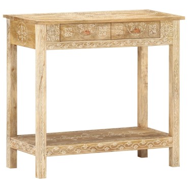 vidaXL Τραπέζι Κονσόλα 80x35x74cm από Μασίφ Ξύλο Μάνγκο 1 τεμ.