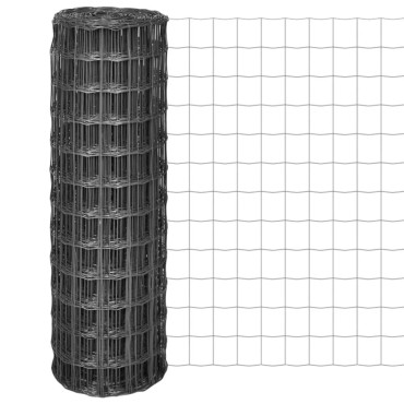 vidaXL Συρματόπλεγμα Γκρι 10x1,2 μ. Ατσάλινο