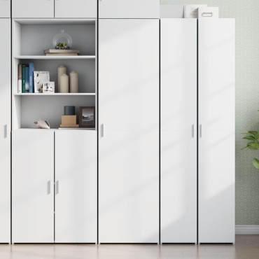 vidaXL Ντουλάπι Λευκό 50x42,5x185cm από Επεξεργασμένο Ξύλο 1 τεμ.