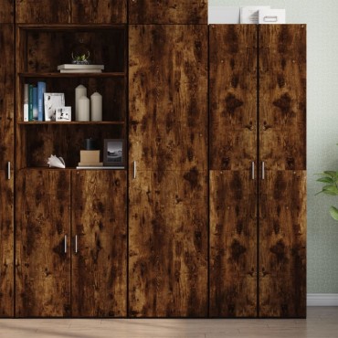 vidaXL Ντουλάπι Καπνιστή Δρυς 50x42,5x185cm από Επεξεργασμένο Ξύλο 1 τεμ.