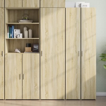 vidaXL Ντουλάπι Sonoma Δρυς 50x42,5x185cm από Επεξεργασμένο Ξύλο 1 τεμ.
