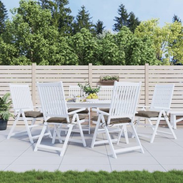 vidaXL Μαξιλάρια Καρέκλας Κήπου 6 τεμ. Taupe 40x40x7cm Υφασμάτινα