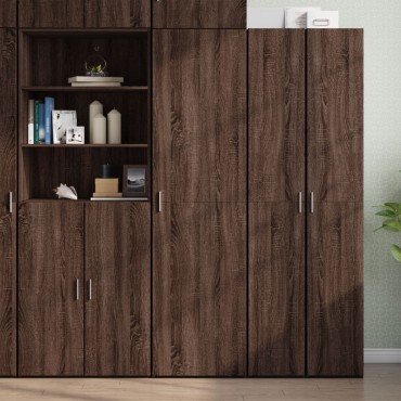 vidaXL Ντουλάπι Καφέ Δρυς 50x42,5x185cm από Επεξεργασμένο Ξύλο 1 τεμ.