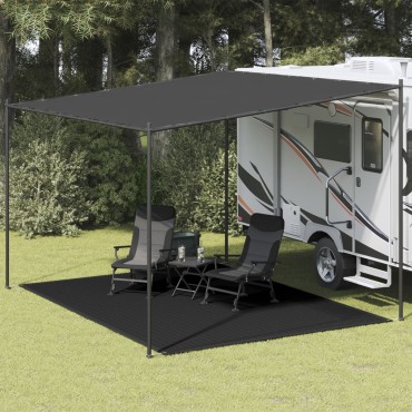 vidaXL Χαλί Σκηνής Μαύρο 300 x 400 εκ.