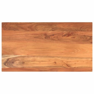 vidaXL Επιφάνεια Τραπεζιού Ορθογώνια 110x60x3,8cm Μασίφ Ξύλο Ακακίας 1 τεμ.