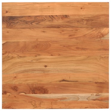 vidaXL Επιφάνεια Τραπεζιού Τετράγωνη 90x90x2,5cm Μασίφ Ξύλο Ακακίας 1 τεμ.