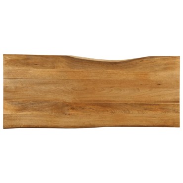 vidaXL Επιφάνεια Τραπεζιού 140x60x2,5cm Live Edge Μασίφ Ξύλο Μάνγκο 1 τεμ.
