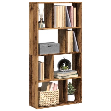 vidaXL Βιβλιοθήκη Όψη Παλαιού Ξύλου 60x20x120cm Επεξεργασμένο Ξύλο 1 τεμ.