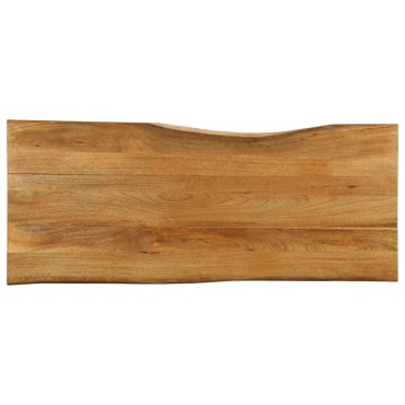 vidaXL Επιφάνεια Τραπεζιού 140x60x3,8cm Live Edge Μασίφ Ξύλο Μάνγκο 1 τεμ.