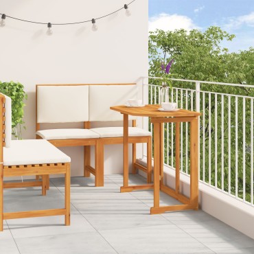 vidaXL 4 τεμ. Garden Dining Set Solid Wood Acacia