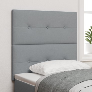 vidaXL Κεφαλάρι με Ραφές σε Μπεζ Ύφασμα 100x7x128cm 1 τεμ.
