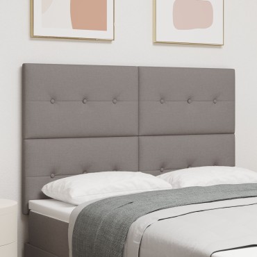 vidaXL Κεφαλάρι με Κουμπιά Ταπέτο Ύφασμα 144x7x128cm 1 τεμ.