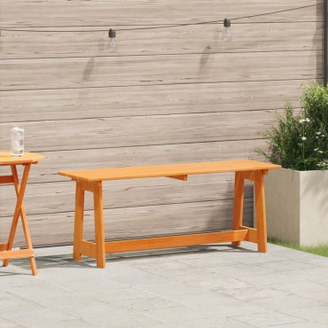 vidaXL Εξωτερικός Πάγκος Ακακίας 119x35x47cm Μασίφ Ξύλο Πεύκου
