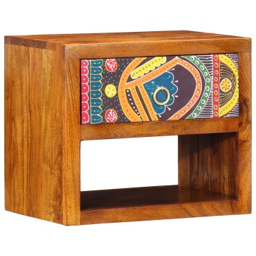 vidaXL Κομοδίνα 2 τεμ. 40x35x35cm Μασίφ Ξύλο Ακακίας