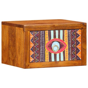 vidaXL Κομοδίνα 2 τεμ. 35x30x22cm Μασίφ ξύλο ακακίας