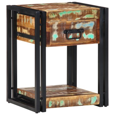 κομοδίνο vidaXL 40x35x50cm Μασίφ Ανακυκλωμένο Ξύλο 1 τεμ.