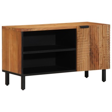 vidaXL Ντουλάπα Τηλεόρασης 80x31,5x46cm Μασίφ Ξύλο Ακακίας