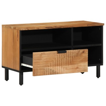 vidaXL Καναπές τηλεόρασης 80x33,5x46cm Μασίφ ξύλο ακακίας