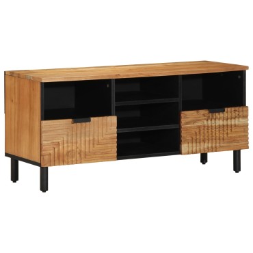 vidaXL Ντουλάπα τηλεόρασης 100x33,5x46cm Μασίφ ξύλο ακακίας