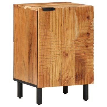 vidaXL Ντουλάπα Μπάνιου 38x33,5x58cm Μασίφ ξύλο ακακίας 1 τεμ.