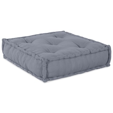 vidaXL Μοντέρνος Πουφ Γκρι 70x70x54 70x70x54cm