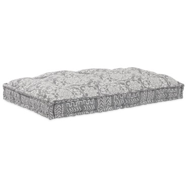 Μαξιλάρι Παλέτας vidaXL Ανοιχτό Γκρι 120x80x12cm Ύφασμα