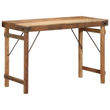 Τραπέζι φαγητού vidaXL 110x55x76cm από μασίφ ανακυκλωμένο ξύλο 1 τεμ.