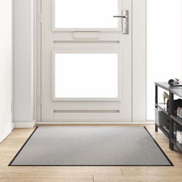 vidaXL Πατάκι πόρτας Ορθογώνιο Γκρι 120x180 εκ