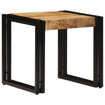 vidaXL Τραπέζι καφέ 40x50x38cm Μασίφ τραχύ ξύλο μάνγκο 1 τεμ.