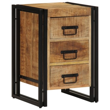 vidaXL Κομοδίνο 40x35x50cm Μασίφ Ξύλο Μάνγκο 1 τεμ.