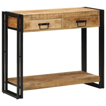 vidaXL Τραπέζι κονσόλας 90x33x75cm Στρατηγικό Μάνγκο 1 τεμ.