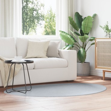 vidaXL Χαλί ""HUARTE"" Σύντομη Πλέξη Μαλακό και Πλενόμενο Γκρι 120x170cm