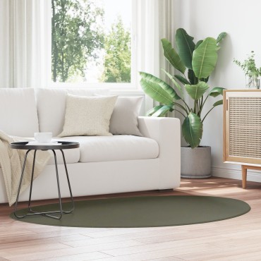 vidaXL Χαλί ""HUARTE"" Κοντής Τρίχας Μαλακό και Πλενόμενο Δασώδες Πράσινο 120x170cm