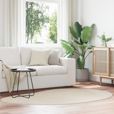 vidaXL Χαλί  Μπεζ 140x200cm Πολυεστερικό Αντιολισθητικό