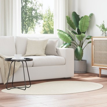 vidaXL Χαλιά  Κρεμ 120x170cm Αντιολισθητικά πολυεστερικές