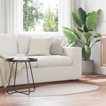 vidaXL Χαλί χώρου Άμμος 80x150cm Πολυεστέρα Αντιολισθηρό