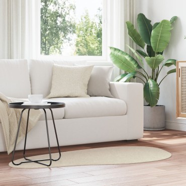 vidaXL Χαλί ""HUARTE"" Κοντό Πλέγμα Μαλακό και Πλενόμενο Μπεζ 80x150cm