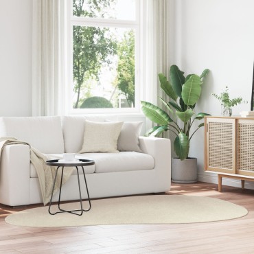 vidaXL Χαλιά Μπεζ Πολυεστέρας 160x230cm Αντιολισθητικό Χαλί