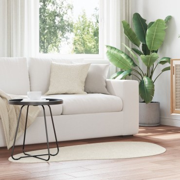 vidaXL Χαλί ""HUARTE"" Μαλακό και Πλέσιμου Κρεμ 80x150 εκ