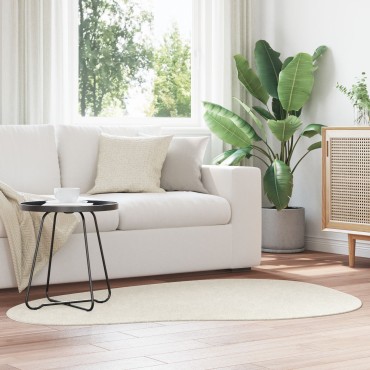vidaXL Χαλιά Κρεμ Πολυεστέρας 120x170cm Χαλιά Χώρου Άλλο