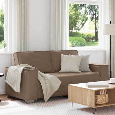 vidaXL Καναπές Loveseat Καπουτσίνο Συνθετικό Δέρμαxxcm