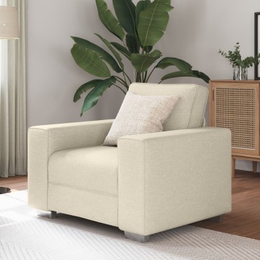vidaXL Πολυθρόνα  Ύφασμα 59 εκ 100x77x82cm 1 τεμ. Γωνιακός