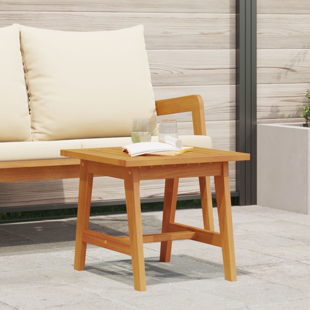 vidaXL Πλαϊνό Τραπέζι 45x45x40cm Μασίφ Ξύλο Ακακίας
