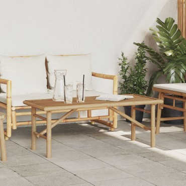 Τραπεζάκι σαλονιού vidaXL 110x50x43cm από μπαμπού 1 τεμ.