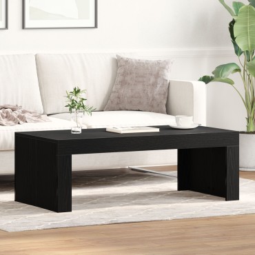 vidaXL Τραπεζάκι Καφέ Μαύρο Δρυς 102x50x35cm Επεξεργασμένο Ξύλο 1 τεμ.