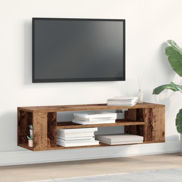 vidaXL Κάβο Τηλεόρασης Τοίχου από Παλιό Ξύλο 100x30x26,5cm Επεξεργασμένο Ξύλο
